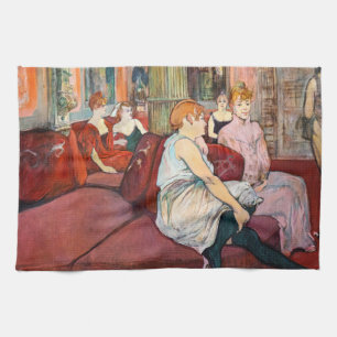 Paño De Cocina Toulouse-Lautrec - En el Salón, rue des Moulins