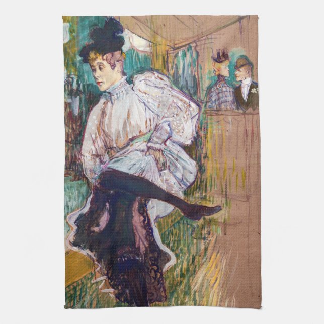 Paño De Cocina Toulouse-Lautrec - Jane Avril Dancing (Vertical)