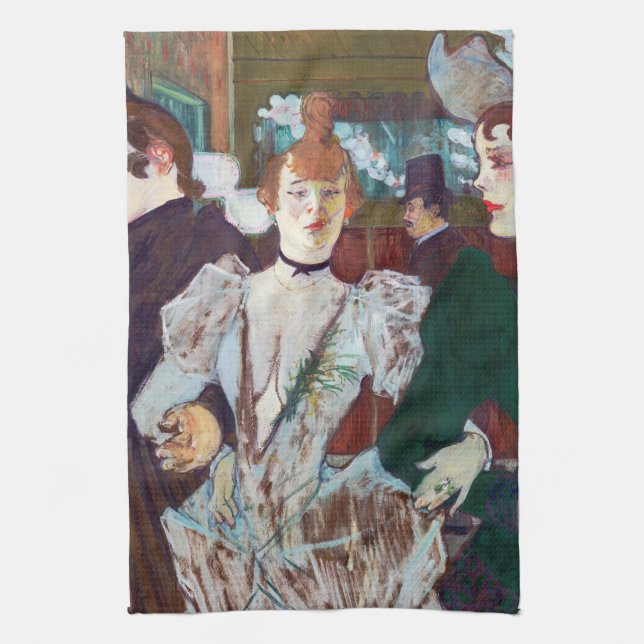 Paño De Cocina Toulouse-Lautrec - La Goulue llegando a la Roque (Vertical)