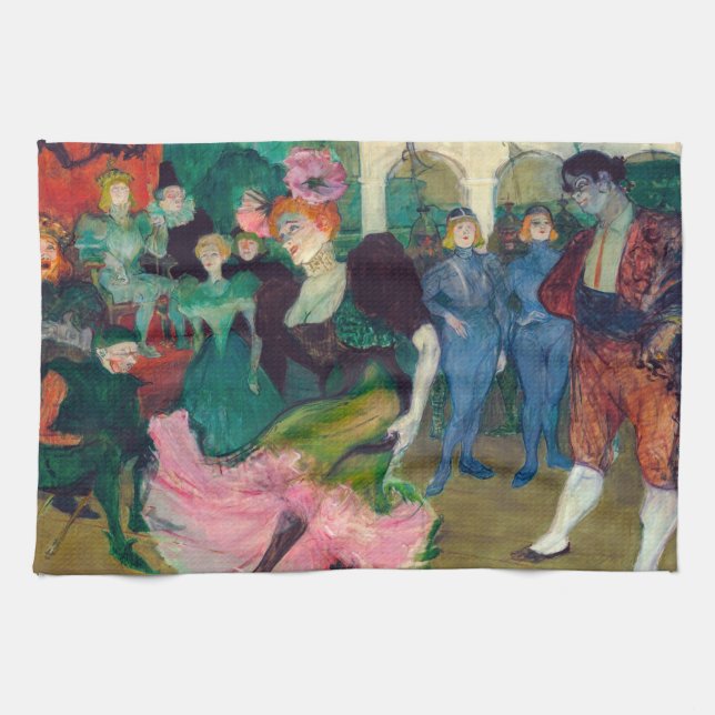 Paño De Cocina Toulouse-Lautrec - Marcelle Lender, Dancing Bolero (Horizontal)