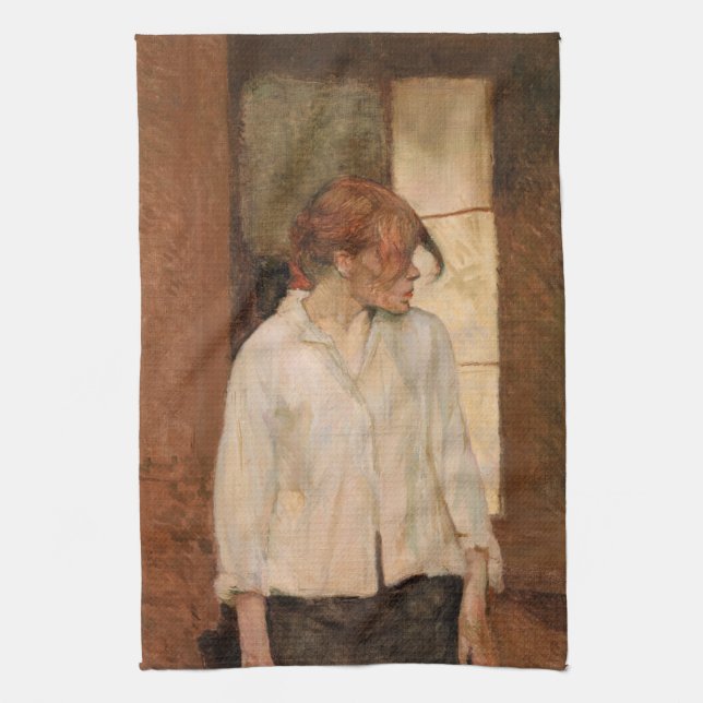 Paño De Cocina Toulouse-Lautrec - Un Montrouge, Rosa La Rouge (Vertical)