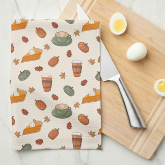 Paño De Cocina Towel de cocina con estampado de especias de calab