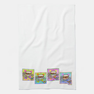 Paño De Cocina TOWEL DE KITCHEN DE HAMBURGER Pop Art