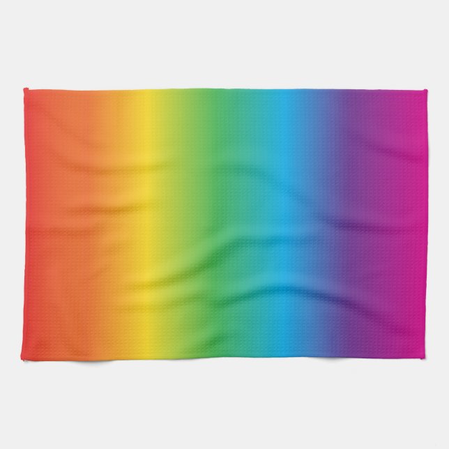 Paño De Cocina Towell del arco iris (Horizontal)