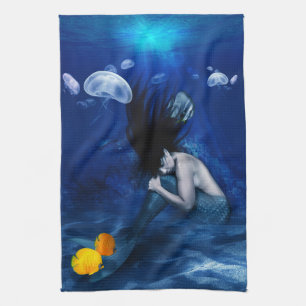 Paño De Cocina Towl de la cocina de la sirena