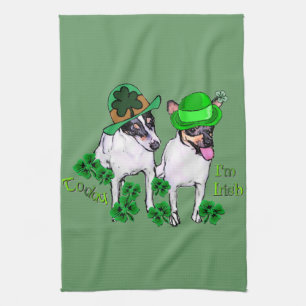 Paño De Cocina Toy Fox Terrier St Pattys