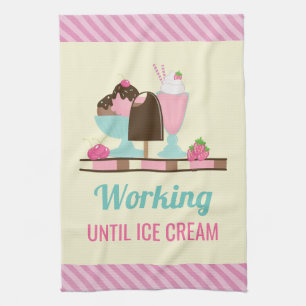 Paño De Cocina Trabajar hasta el helado