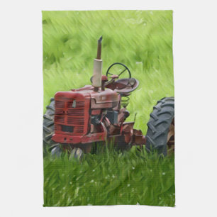 Paño De Cocina Tractor viejo