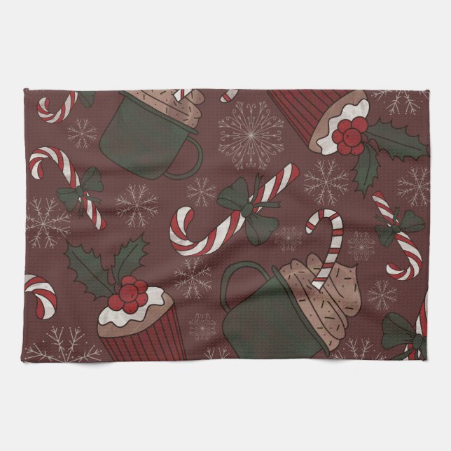 Paño De Cocina Trajes dulces de vacaciones (Horizontal)