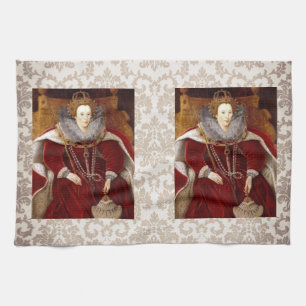 Paño De Cocina Trajes rojos de Elizabeth I