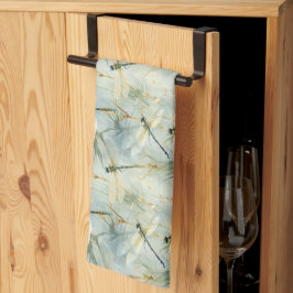 Paño De Cocina Tranquil estilo de la dragonfly Watercolor
