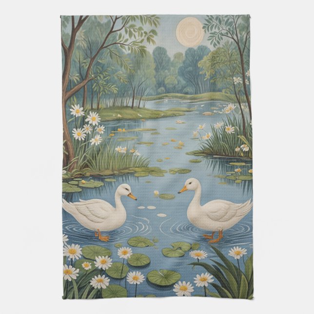 Paño De Cocina Tranquilidad en el pontón (Vertical)