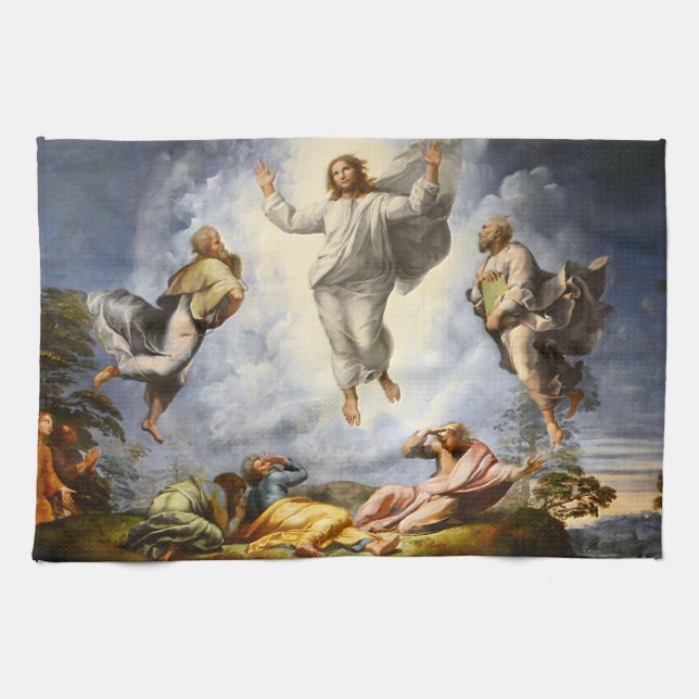 Paño De Cocina Transfiguración de Cristo - Raphaello Sanzio 1520 (Horizontal)