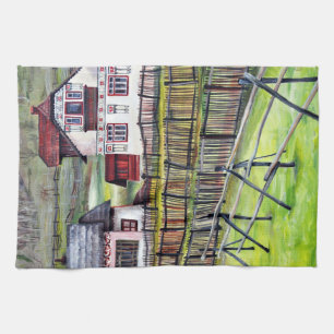 Paño De Cocina Transilvania, Rumania, pintorescos paisajes
