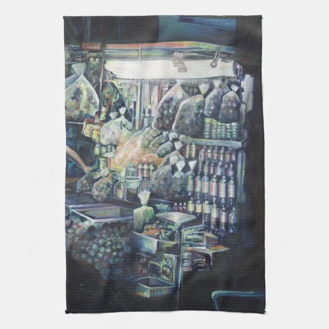 Paño De Cocina Trasladó el objetivo, Singapur (Vertical)