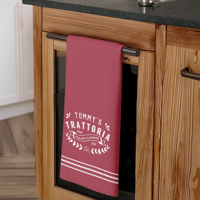 Paño De Cocina Trattoria italiana personalizada (Subido por el creador)