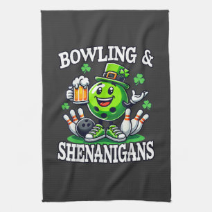 Paño De Cocina Travesuras de Bowling del Día de San Patricio