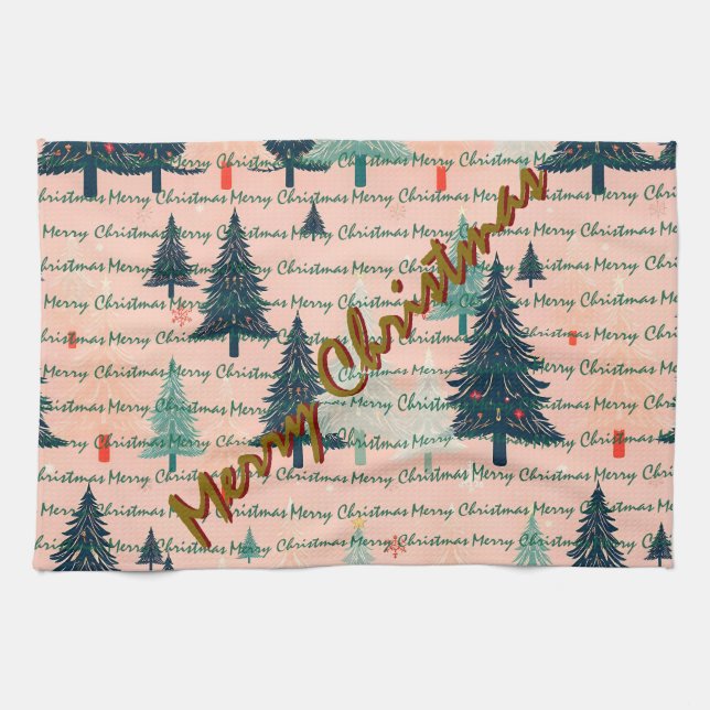 Paño De Cocina Trendy Christmas Luxury Christmas Trees (Horizontal)