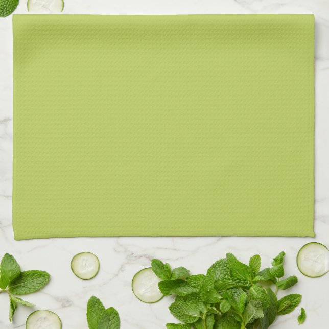 Paño De Cocina Trendy Soft Chartreuse Kitchen Towel (Doblado)