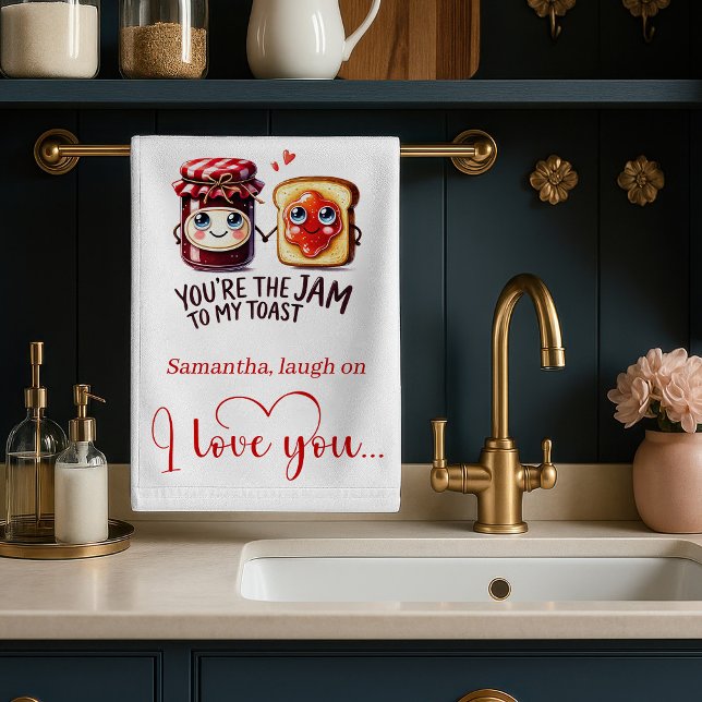 Paño De Cocina Trendy Valentine Funny Food Kitchen Towel (Trendy Valentine Funny Food Kitchen Towel)