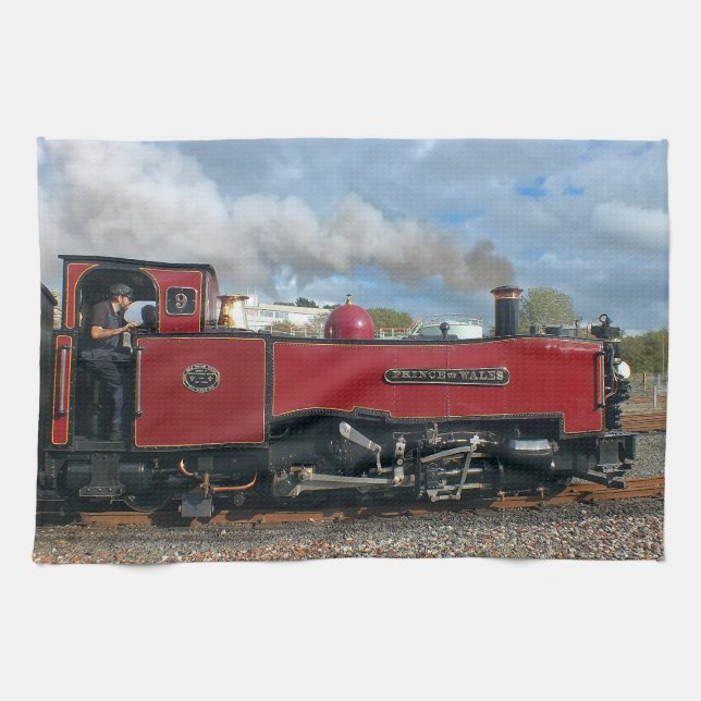 PAÑO DE COCINA TRENES DE VAPOR (Horizontal)