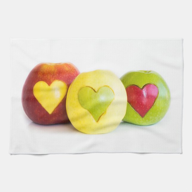 Paño De Cocina Tres manzanas (Horizontal)
