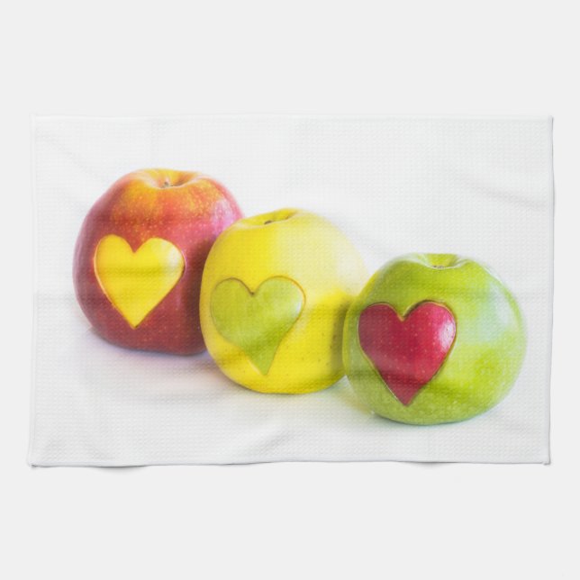 Paño De Cocina Tres manzanas (Horizontal)