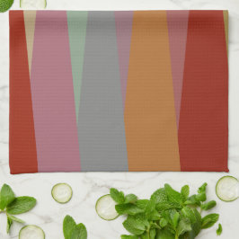 Paño De Cocina Triángulos coloridos modernos de mediados del sigl