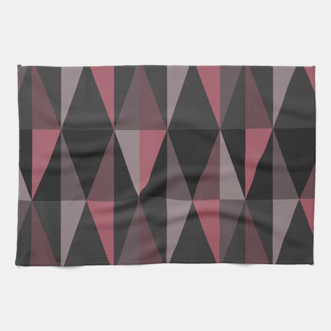 Paño De Cocina Triángulos modernos de mediados del siglo XX Borgo (Horizontal)