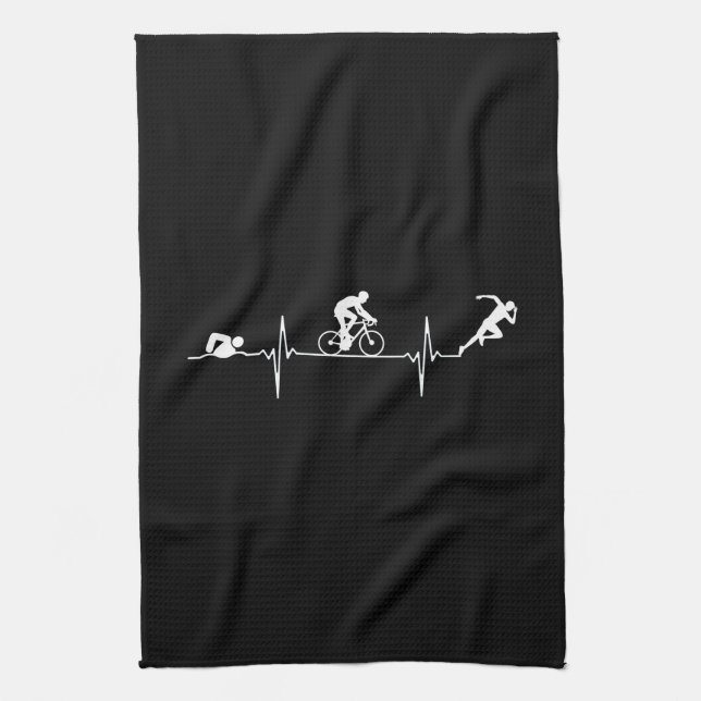 Paño De Cocina Triatlón - Triatlón (Vertical)