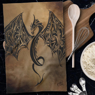 Paño De Cocina Tribuna de Dragón de Piedra