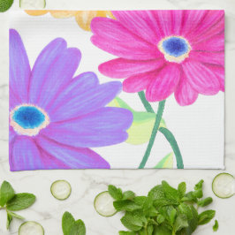 Paño De Cocina Trio of Joy: Bright Floral 