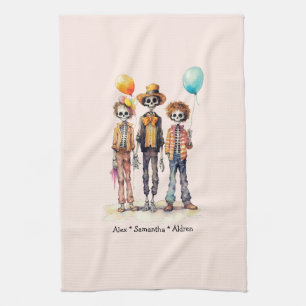 Paño De Cocina Trio Zombie Pastel Adorable - Halloween Cute (2)
