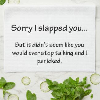 Paño De Cocina Triste le di una palmada…