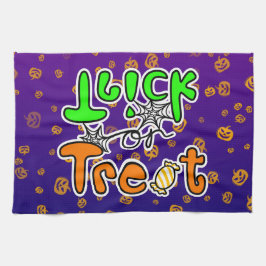 Paño De Cocina Truco o trato de la fiesta de Halloween