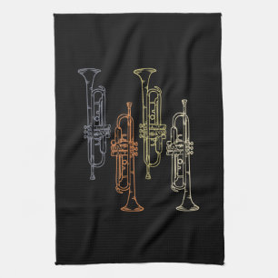 Paño De Cocina Trumpets Vintage