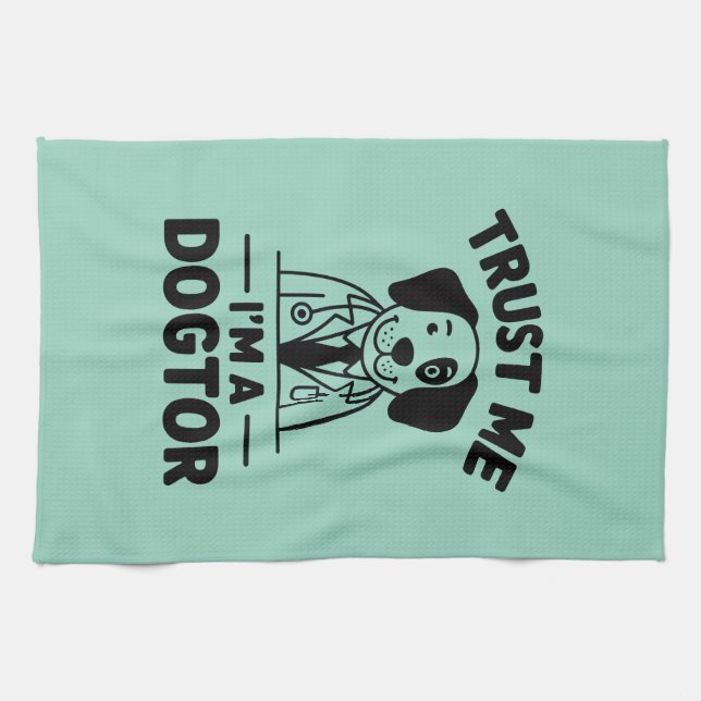 Paño De Cocina Trust Me I’m a Dogtor (Horizontal)