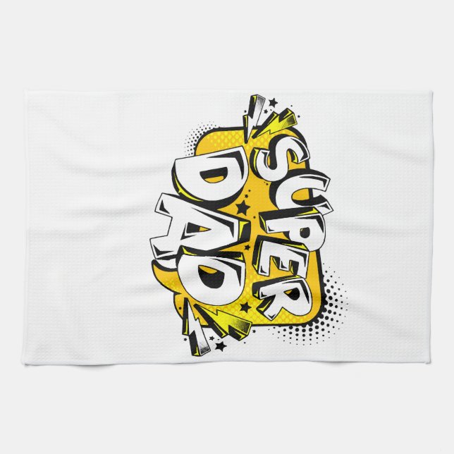 PAÑO DE COCINA TSHIRT DEL DÍA DEL PADRE (Horizontal)
