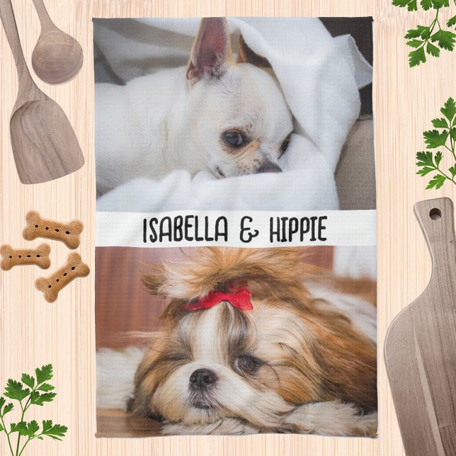 Paño De Cocina Tu lindo mascota perro cachorro fotos nombres pers (Subido por el creador)