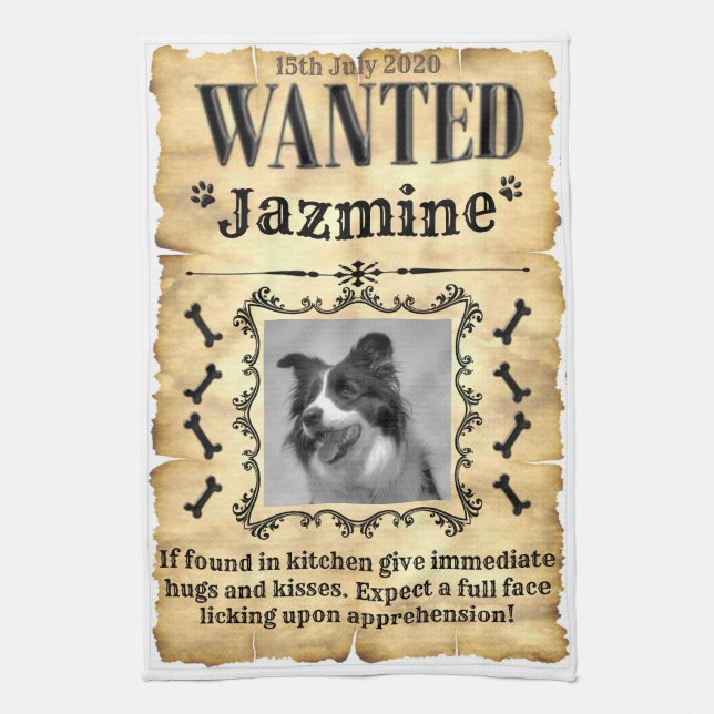 Paño De Cocina Tu Perro Buscado (Vertical)