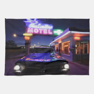 Paño De Cocina Tucumcari, New México, Estados Unidos. Ruta 66