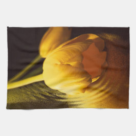 Paño De Cocina Tulipán amarillo romántico
