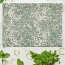 Paño De Cocina Tulipán de William Morris, Arte Floral Vintage