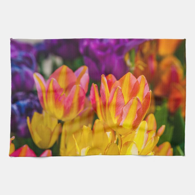 Paño De Cocina Tulipanes encantadores 16 (Horizontal)