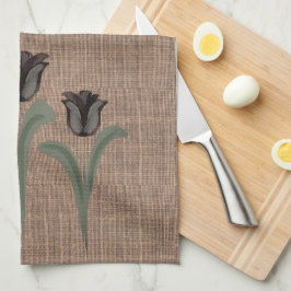 Paño De Cocina Tulipanes personalizados