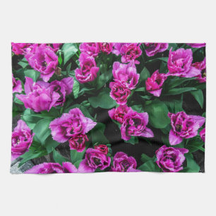 Paño De Cocina Tulipanes rosados flores