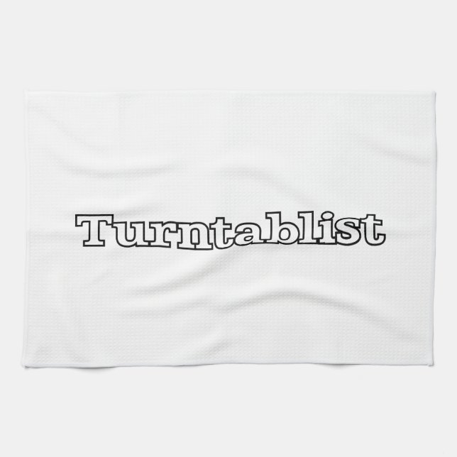 Paño De Cocina Turntablista (Horizontal)