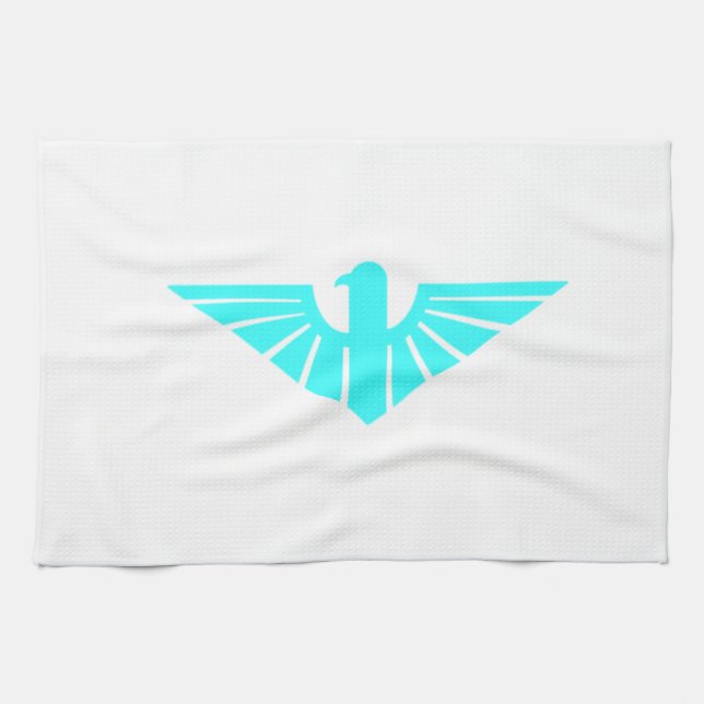 Paño De Cocina Turquesa Thunderbird (Horizontal)