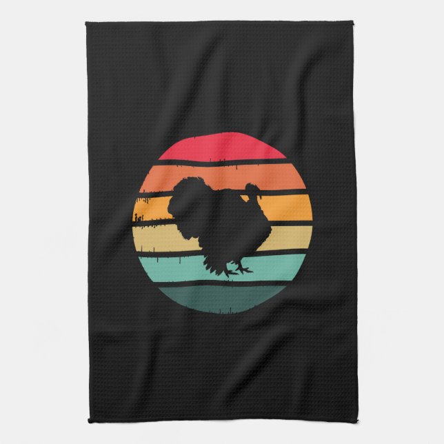 Paño De Cocina Turquia Ave Thankess Dolor Turco Viejo Atardecer (Vertical)