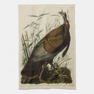 Paño De Cocina Turquía salvaje de Juan Audubon